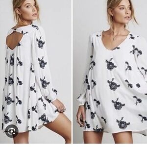 Free People Austin Embroidered Mini Dress